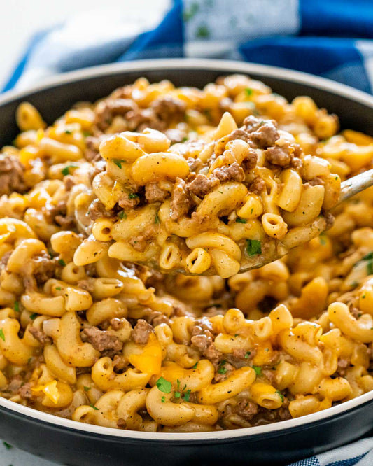 Erica's Vegan Sausage Hamburger Helper