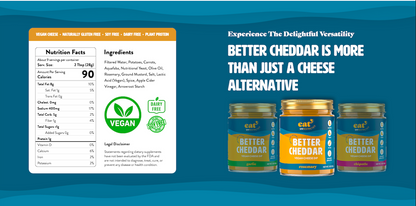 Better Cheddar Vegan Cheese (9oz) - 3 Jar Set